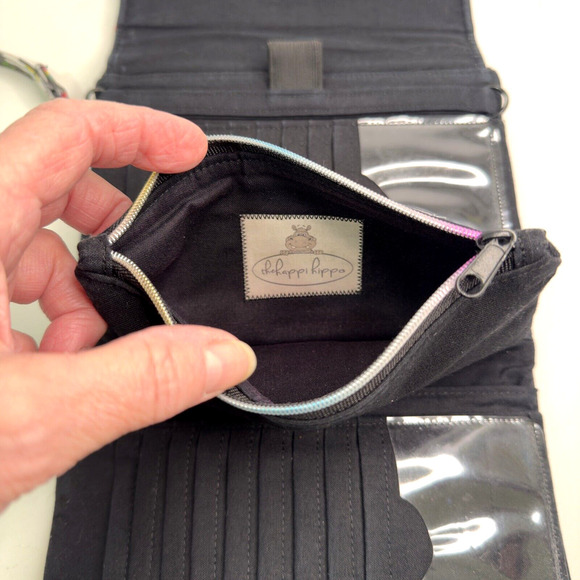 JuJuBe x Happi Hippo Custom Clutch Organizer Wristlet Wallet Unicorns Rainbows - Picture 8 of 11